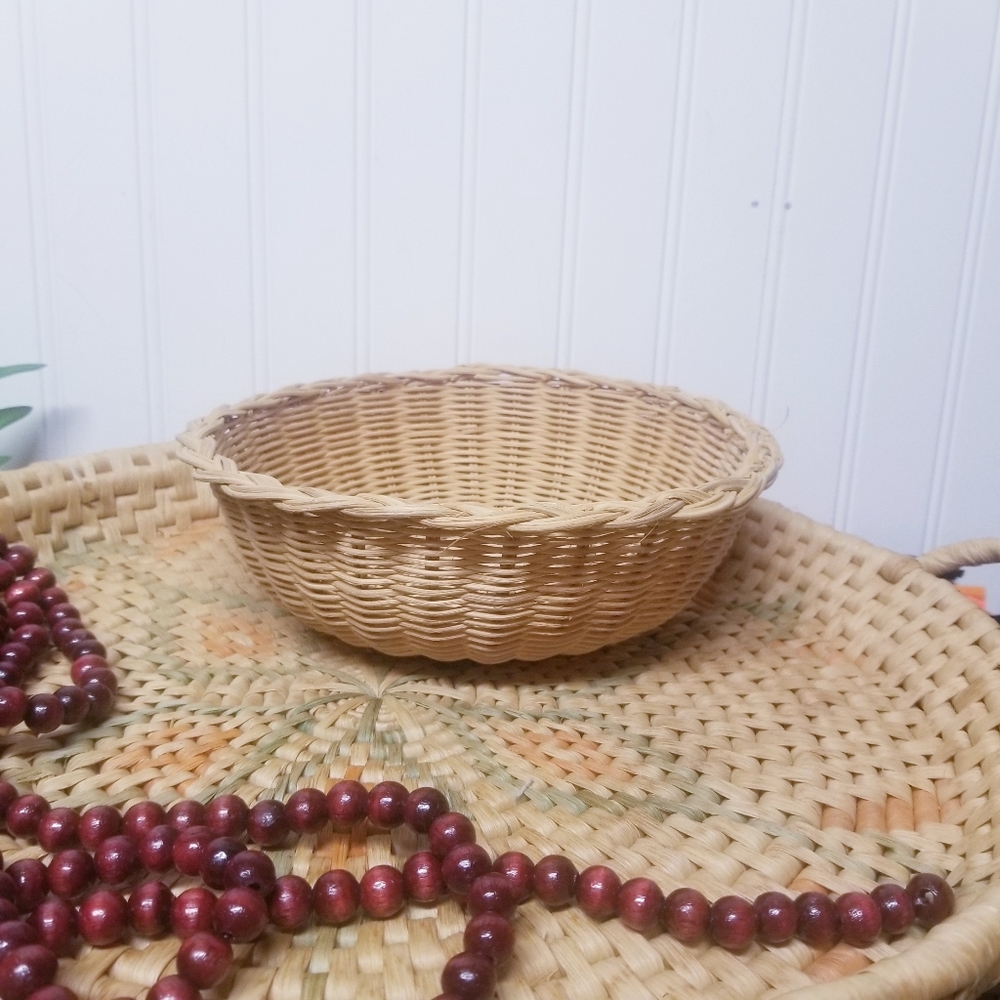 Small Rattan Wicker Basket